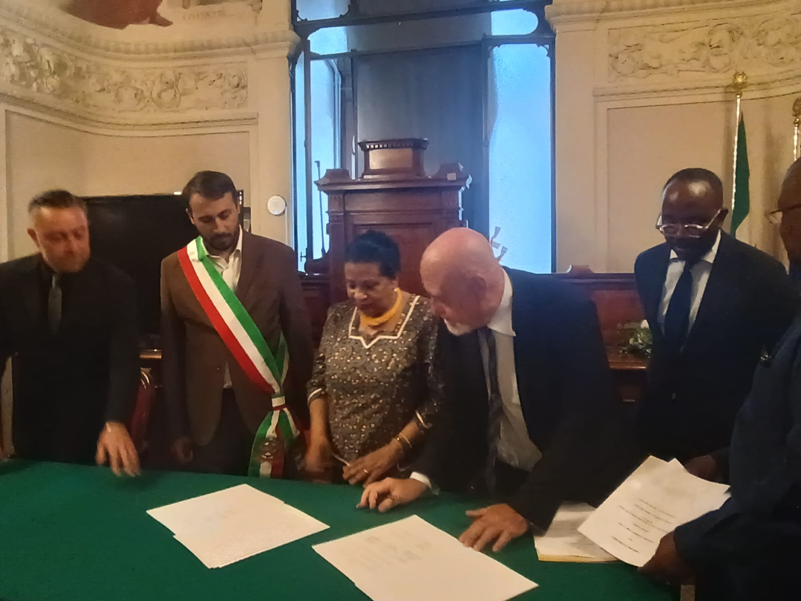 2024 Rieti firma protocollo di intesa con sindaco e ambasciatrice angolana